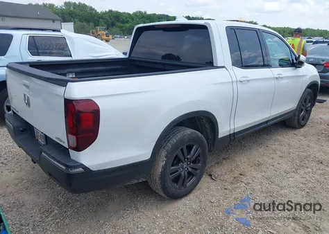2019 Honda Ridgeline Sport from USA, damaged, VIN 5FPYK3F19KB042712